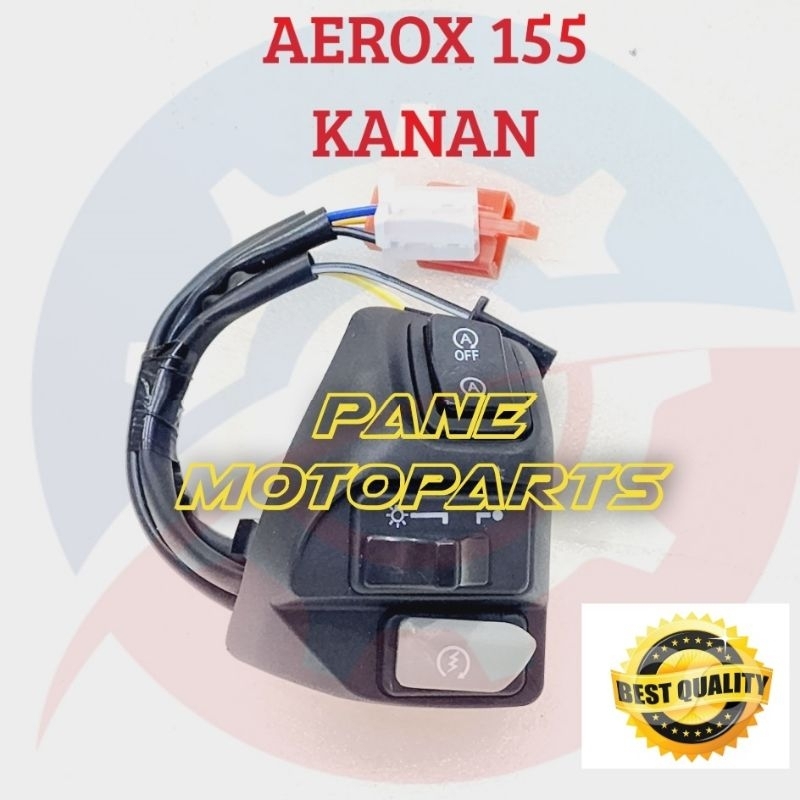 SAKLAR KANAN TOMBOL STATER LAMPU IDLING IDLING STOP HOLDER MAIN SWITCH HANDLE AEROX 155 OLD NEW BEST