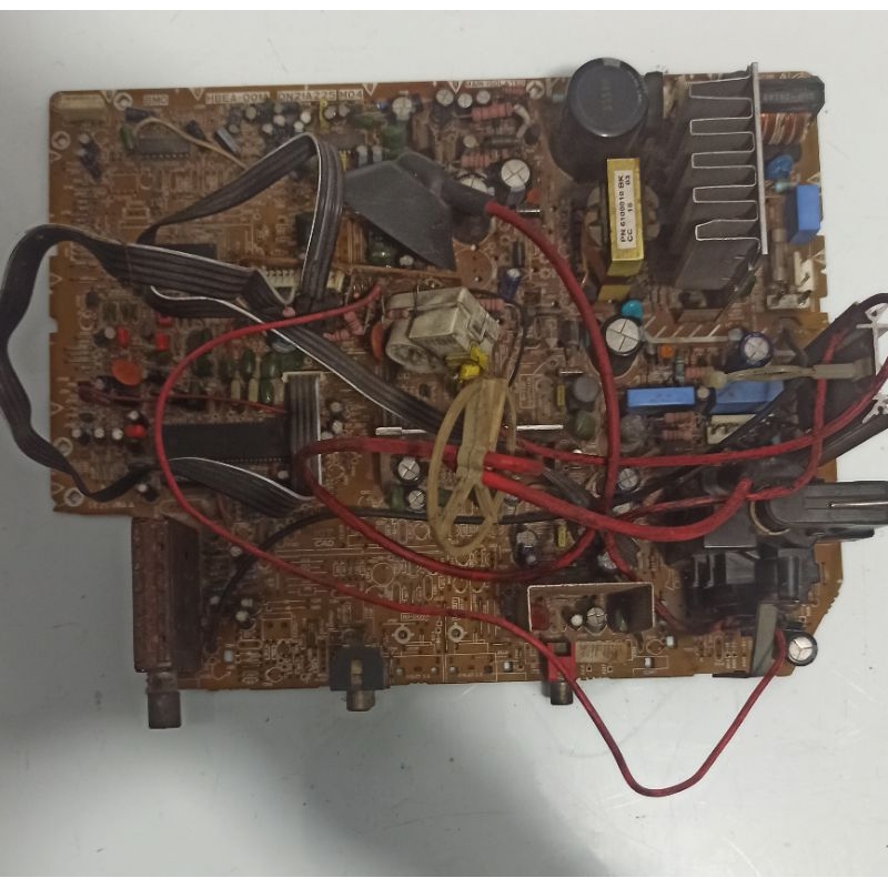 mesin tv polytron mati/rusak