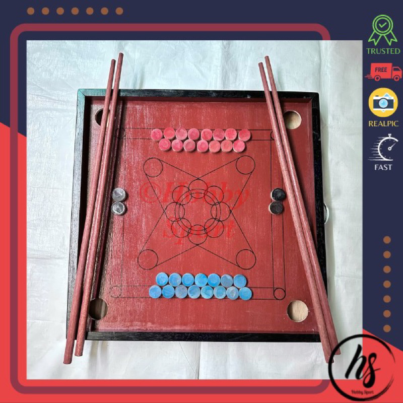 Meja Tusot Set Tusod Mainan Anak Dewasa Bilyard Kayu Billiard Table Ok