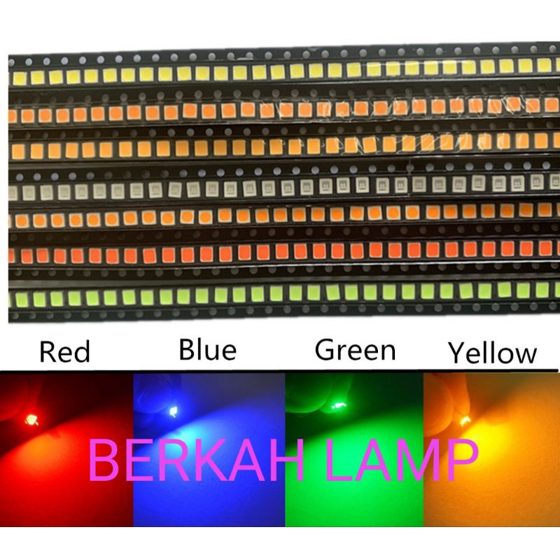 CIP LED SMD 2835 9vol 150mah MERAH HIJAU BIRU kuning harga perbiji