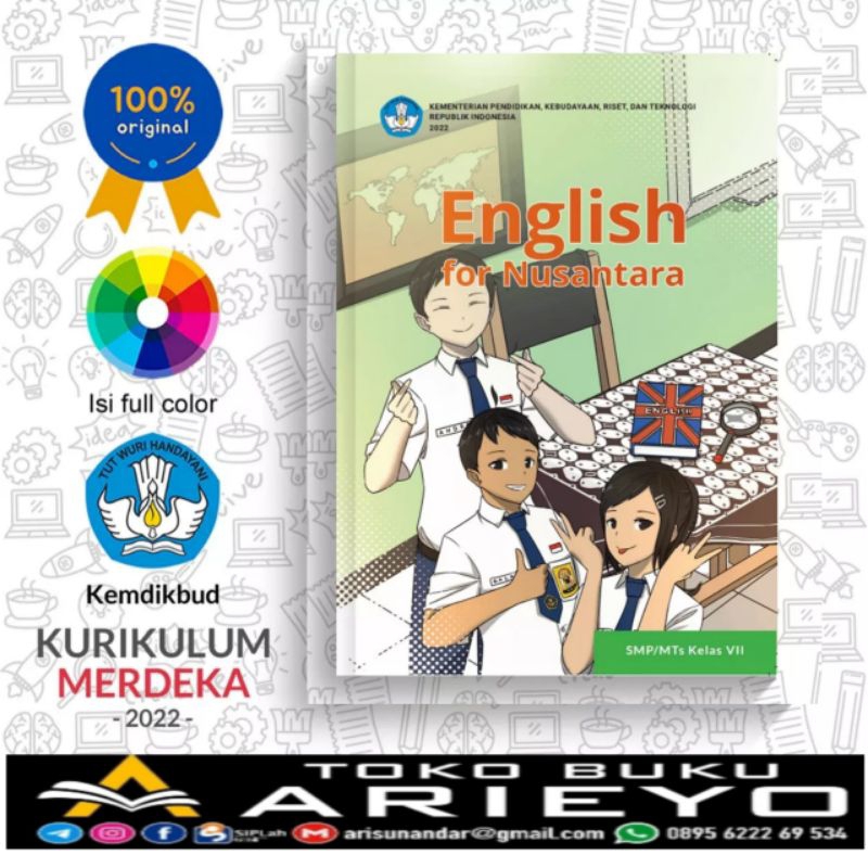 

New+K-Merdeka Bahasa Inggris SMP Kelas : 7 Sekolah Penggerak