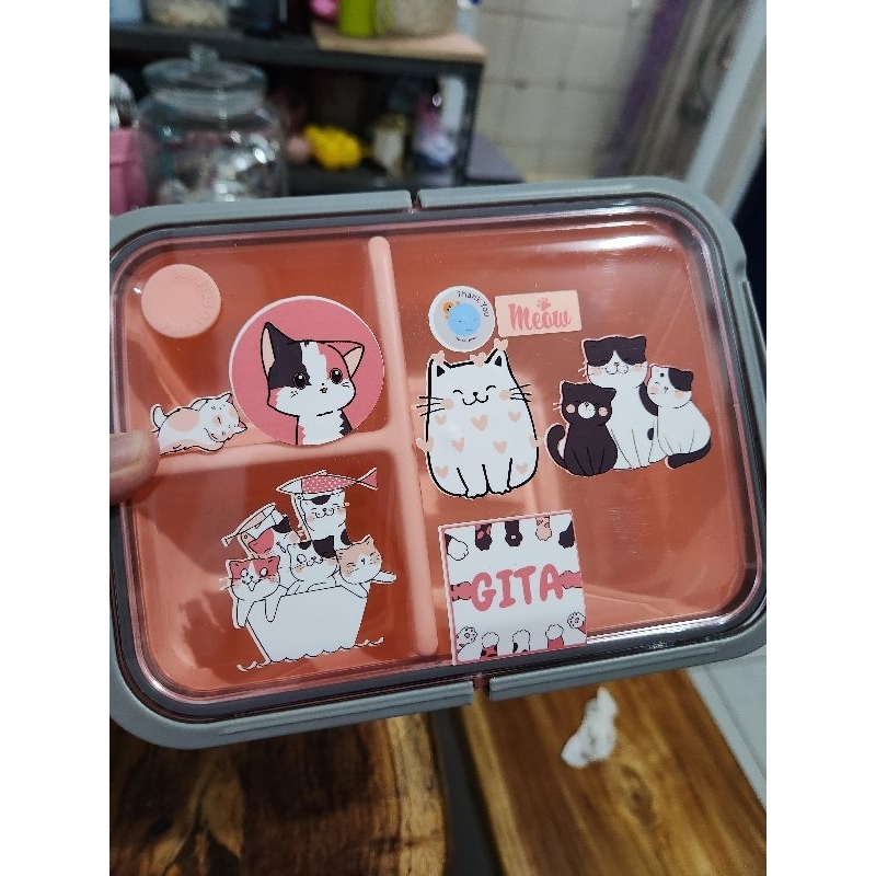 

Stiker kucing Waterproof Stiker Lucu