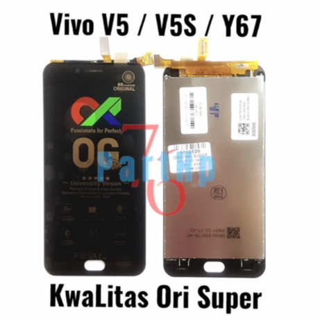 Lcd Touchscreen Fullset Kwalitas Ori Super Vivo V5 - V5S - Y67  - Hitam