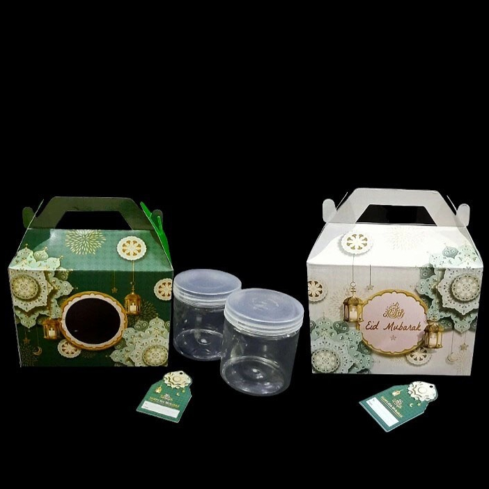 

( 10pcs ) Dus Toples Jar 800ml Isi 2 Lebaran Kotak Kue Kering Box Jinjing Toples Tabung 600ml Isi 2 Idul Fitri