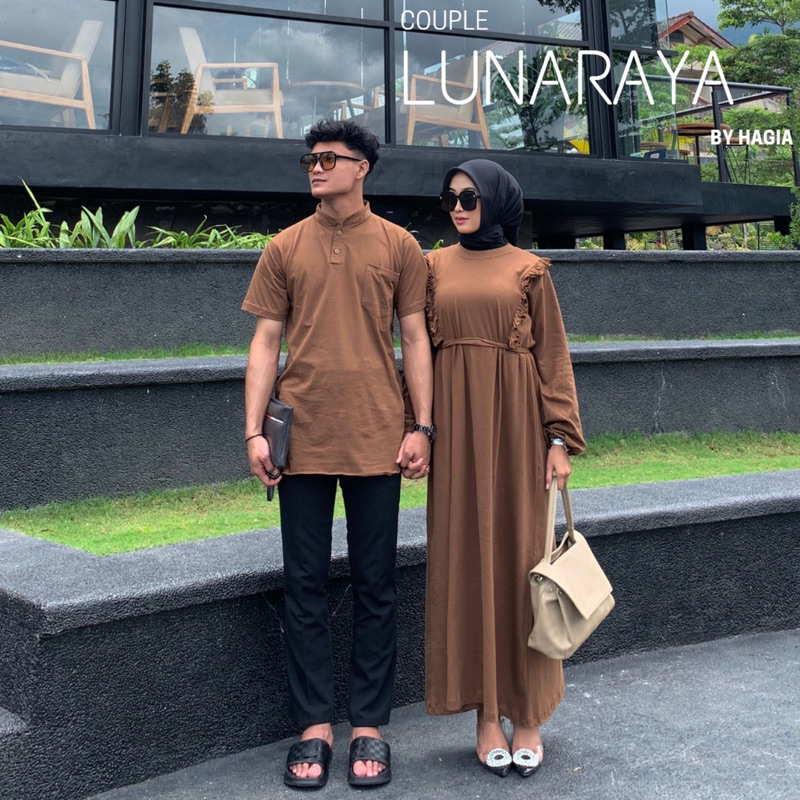 Lunaraya couple by hagia | sudah sepasang dress dan koko pria