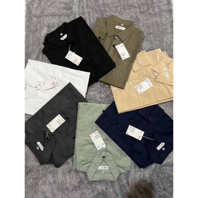 Kemeja polos pria H.M pria lengan panjang polos terbaru | terlaris kemeja polos maroon