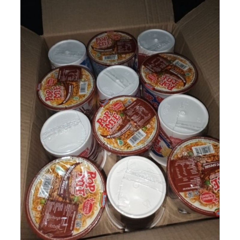 Pop Mie Goreng Spesial JUMBO 80 gram, 1 dus karton, 12 pcs murah a