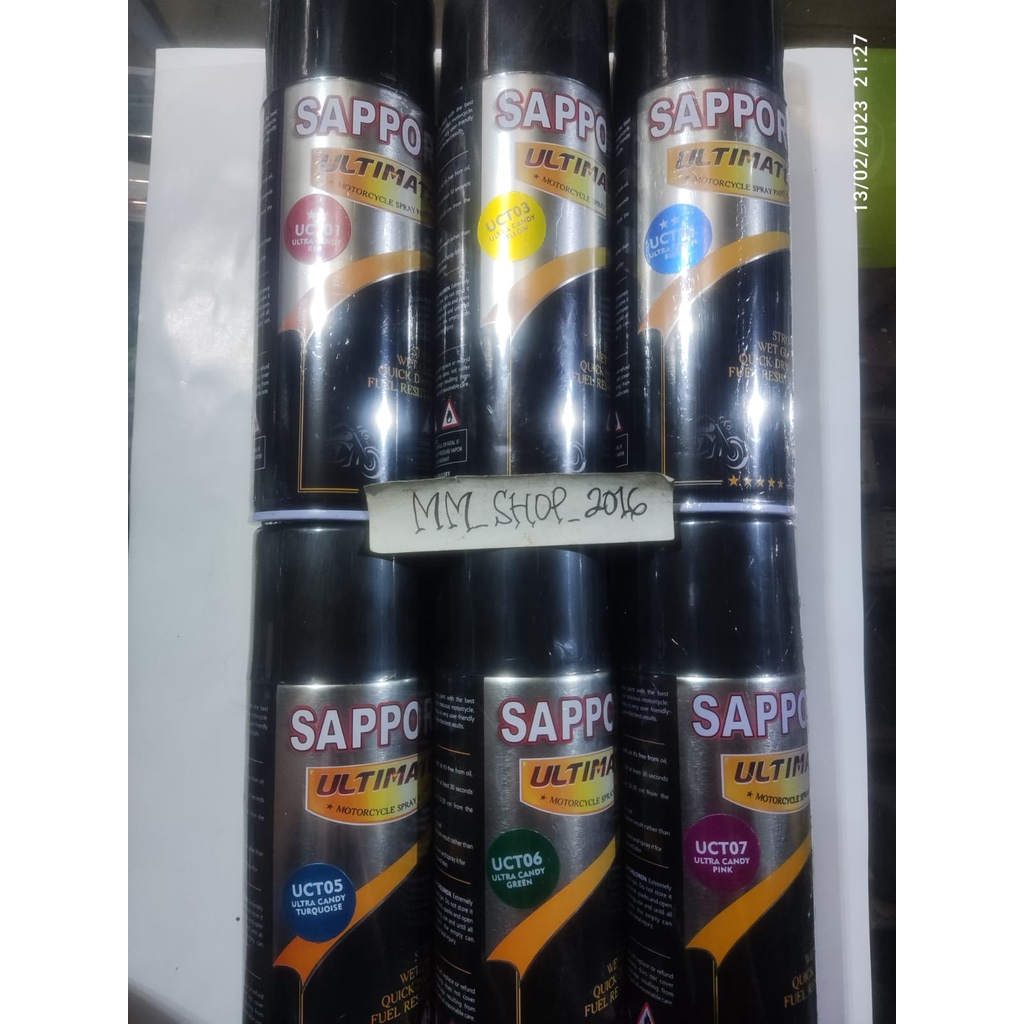 SAPPORO ULTIMATE ULTRA CANDY BUNGLON XIRALLIC CAT SEMPROT