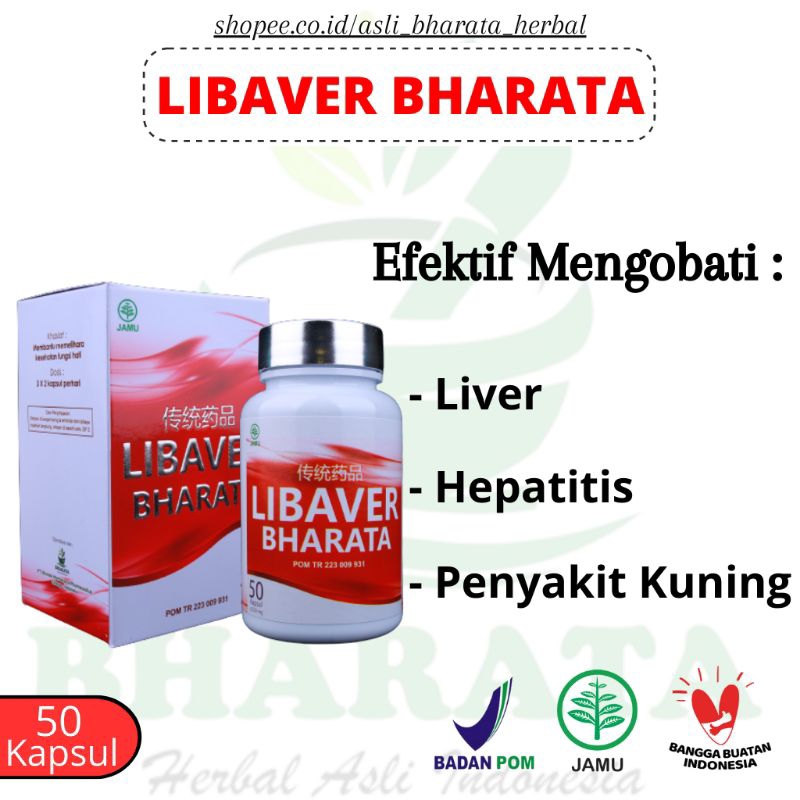 Obat Liver | Obat Hepatitis | Obat Penyakit Kuning | Libaver Bharata | 100% Original Bharata Herbal