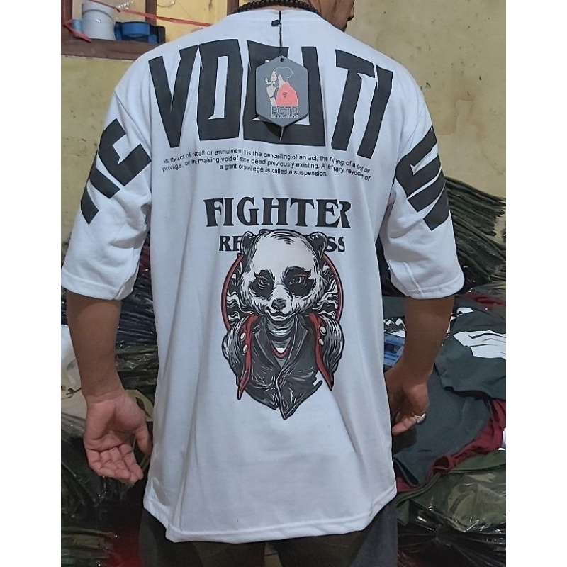 Baju Distro OverSize FIGHTER MONKEY Pria dan Wanita ORIGINAL