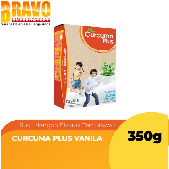 

Bravo Bojonegoro - Curcuma Plus Susu Bubuk Rasa Vanila , Madu & Cokelat 350GR | Tambah Nafsu Makan Ekstrak Temulawak