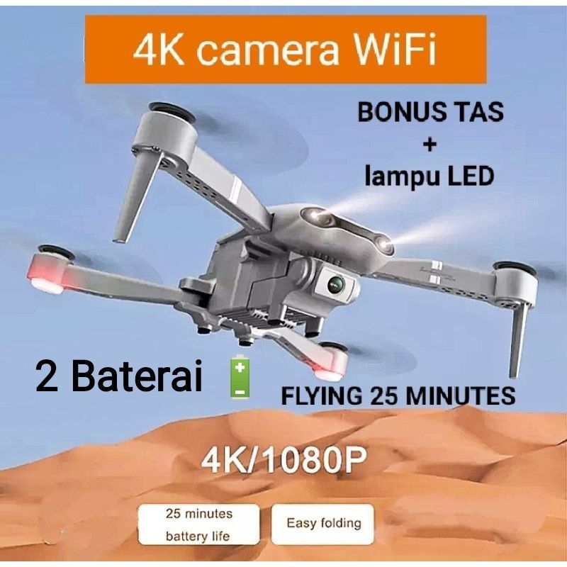 PROMO 11 HARI  4K drone camera wifi S89-K3