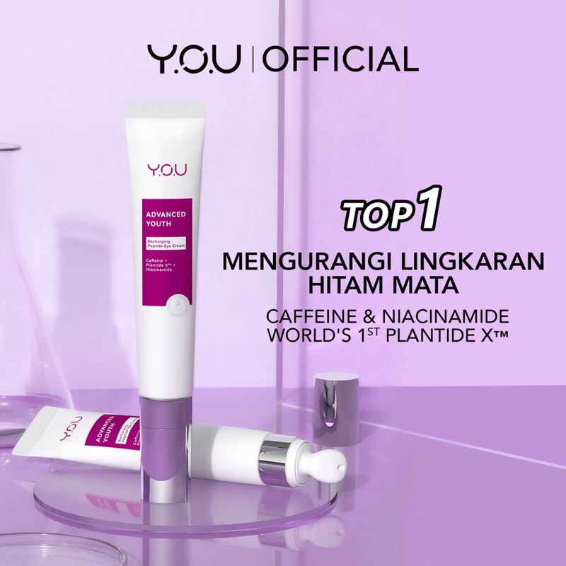 [BISA COD] Y.O.U - You Advanced Youth Recharging Peptide Eye Cream - Eye Cream - Anti Mata Panda - Krim Mata YOU - YOU eye cream