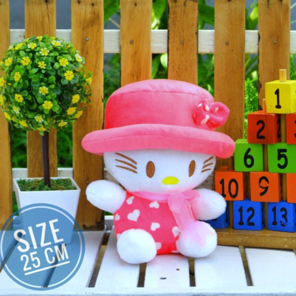 Boneka Hello Kitty Topi S KBC Toys