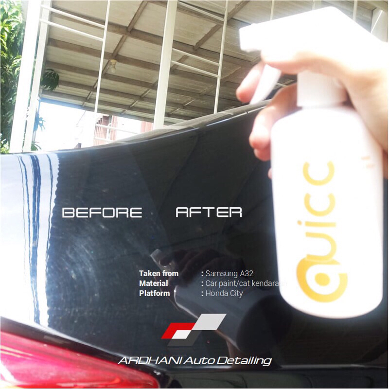 QUICC waterless wash &amp; wax atau cuci mobil tanpa air 5 liter