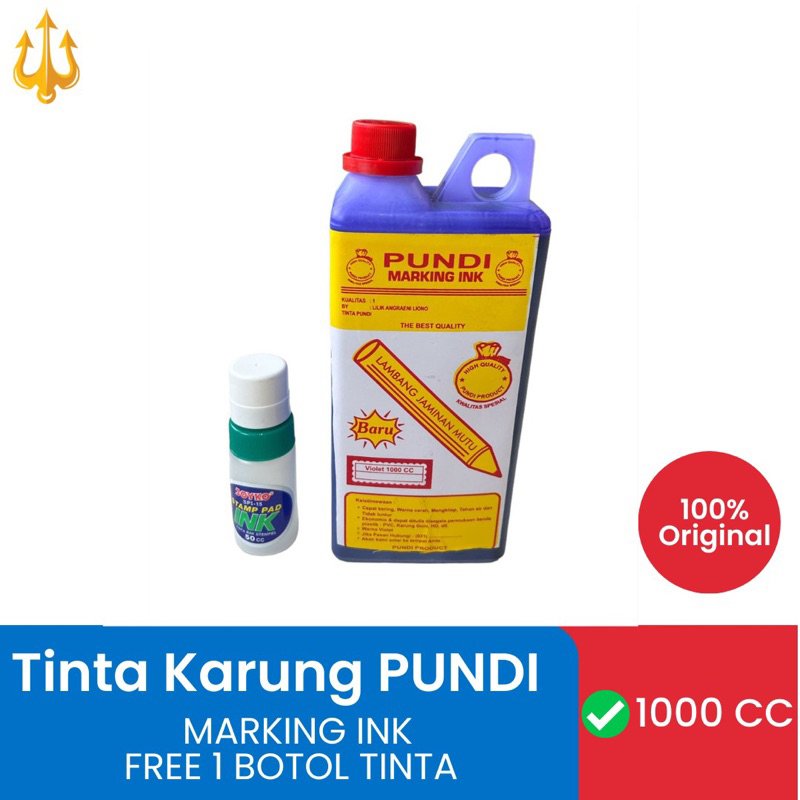 

Tinta Pundi marking ink free 1 botol tinta