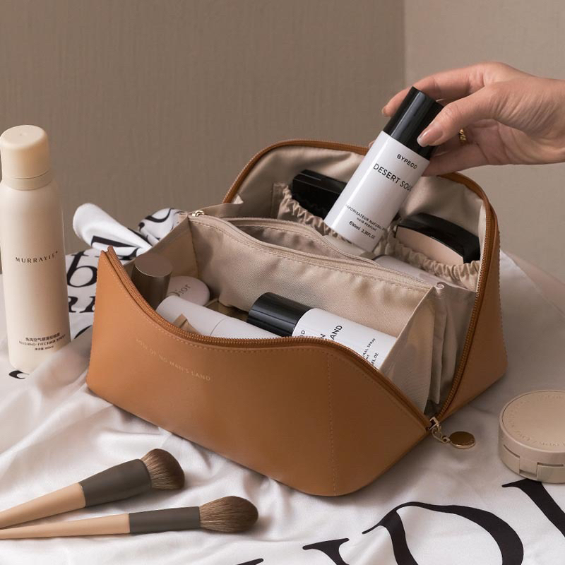 cosmetic pouch ukuran besar jumbo anti air tas kosmetik dan brush makeup travel organizer aesthetic kekinian murah viral premium PO18