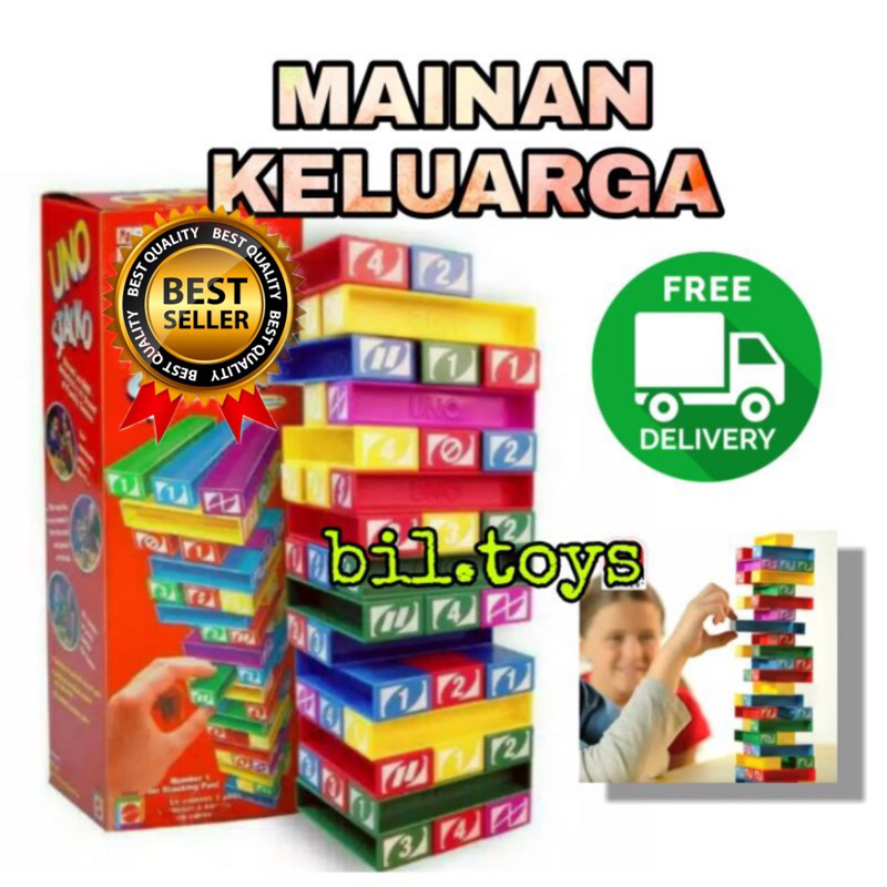 MAINAN KETANGKASAN STACKO HUNO MAINAN KETANGKASAN EDUKASI KELUARGA