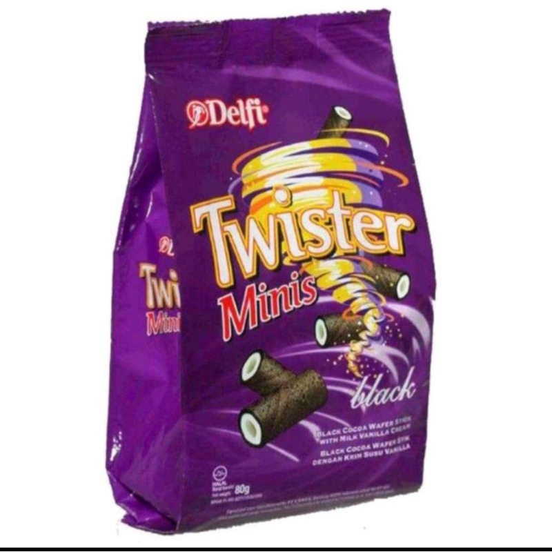 

DELFI TWISTER MINIS BLACK 80G