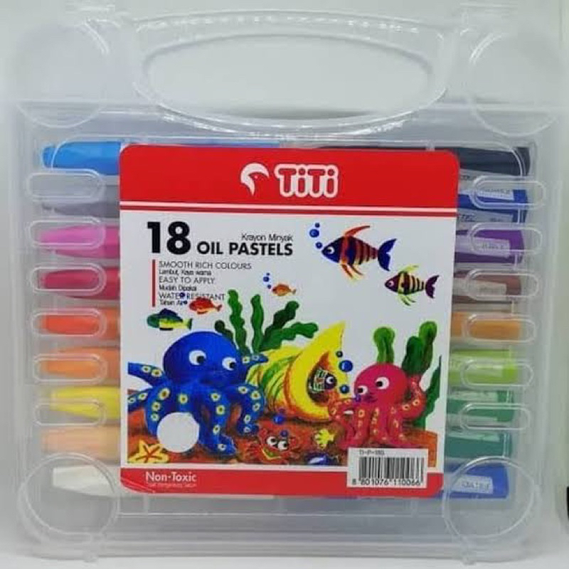 

CRAYON TITI OIL PASTELS ISI 18WARNA