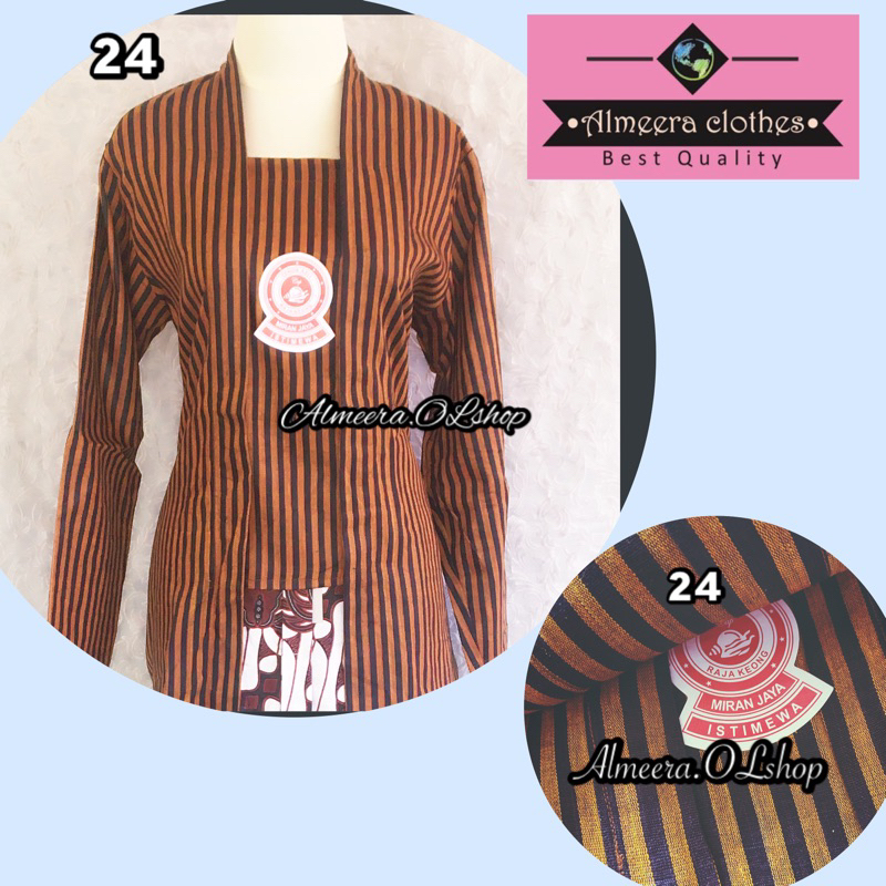 baju jawa kebaya lurik istimewa raja keong