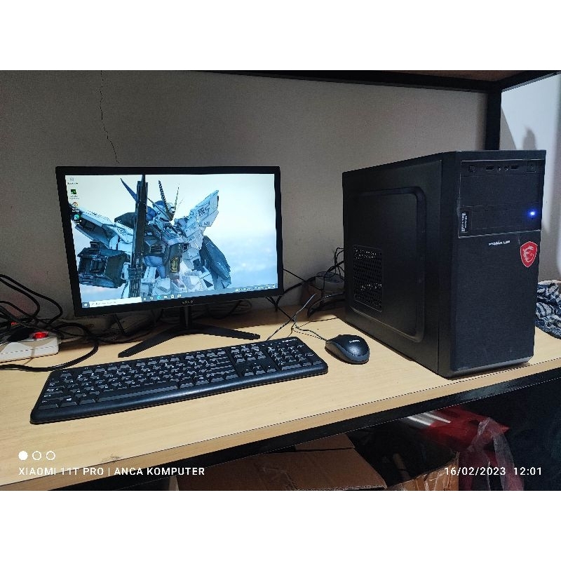 PC RAKITAN KANTOR / OFFICE / ONLINE SHOP/ GAMING RINGAN  CORE i3