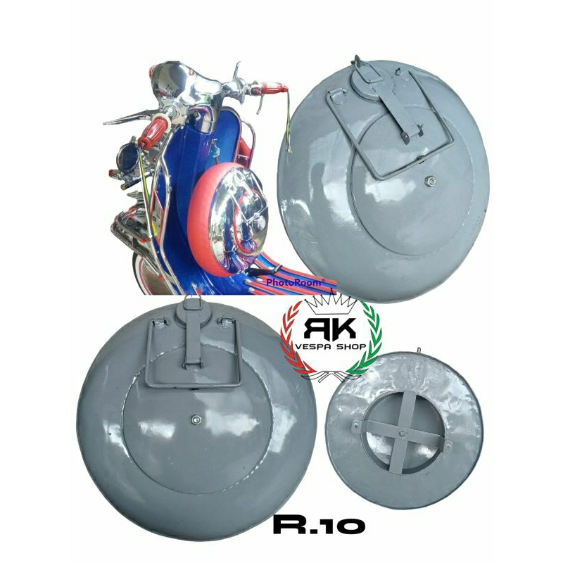 gastank vespa.tangki cadangan vespa.aksesoris ban stip vespa