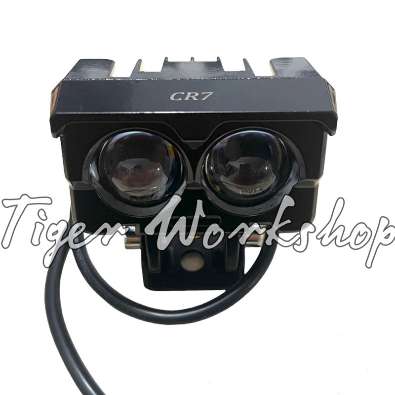 Lampu Tembak Laser 2 Mata Putih Sport Light Putih Kuning Universal Motor Mobil