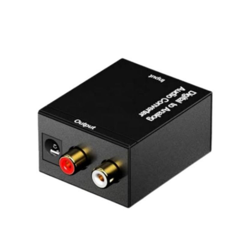[ FREE KABEL OPTICAL ] Audio converter Digital to analog + Kabel optik audio TV ( BAE 1M ) Converter audio digital to analog / Optical Audio converter