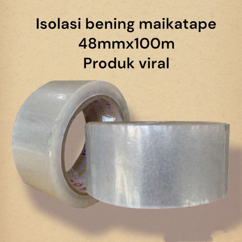 

ISOLASI LAKBAN BENING UKURAN 48MM X 100M