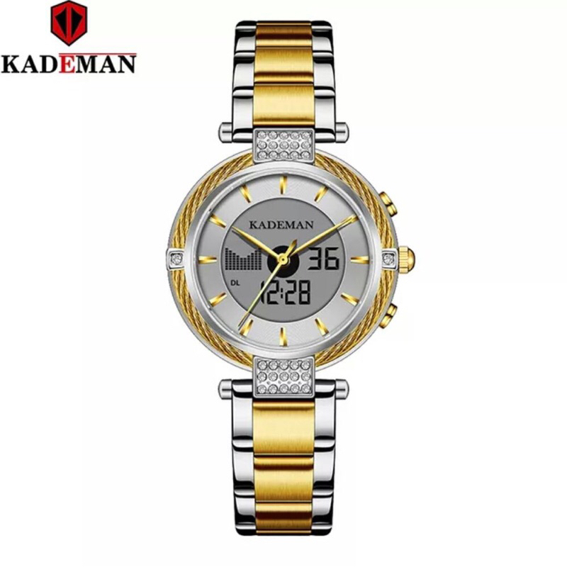 jam tangan double time kademan wanita K9080L water resistand