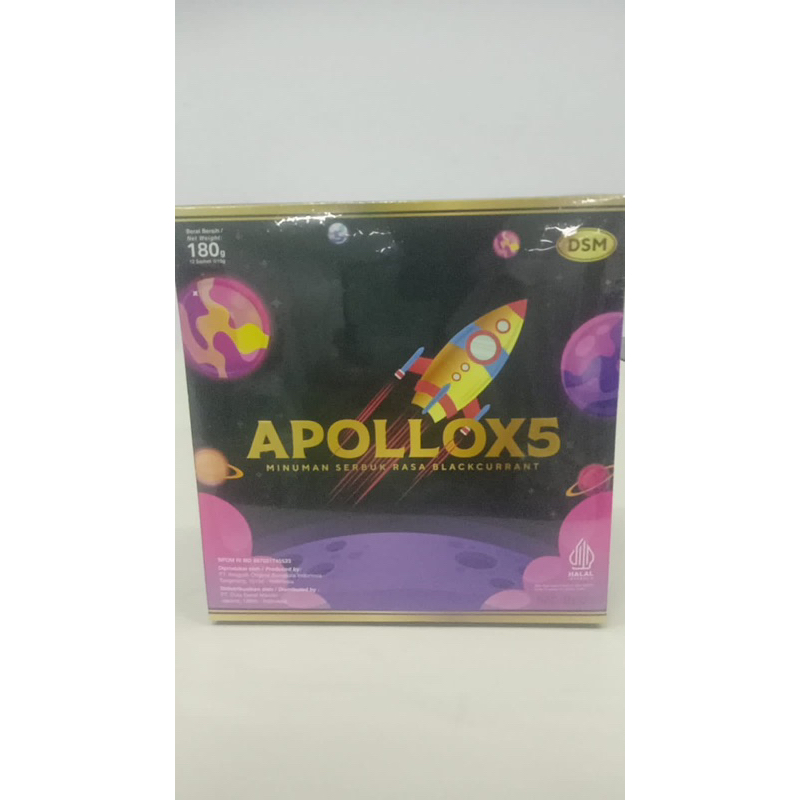 

APOLLOX5 Minuman Serbuk rasa Blackcurrant