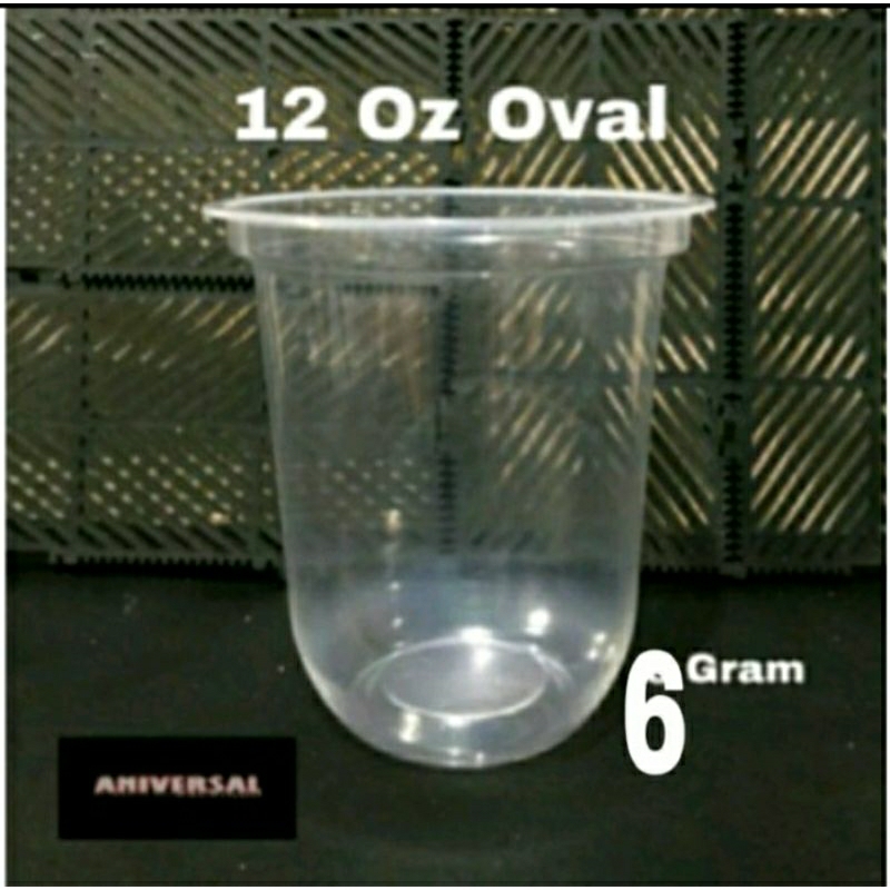 

2Xbtygneal Sakha Snack ) Gelas Plastik Pp12 Oval 7 Gram (M Cup)1Roll 50Pc