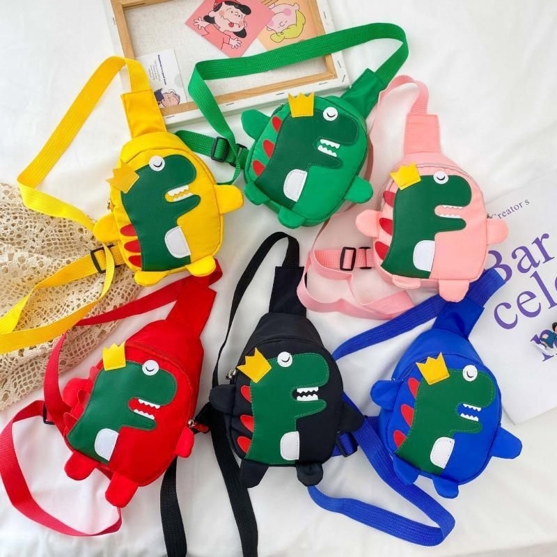 Tas Dada Anak Dinosaurus / Tas Selempang Anak Unisex