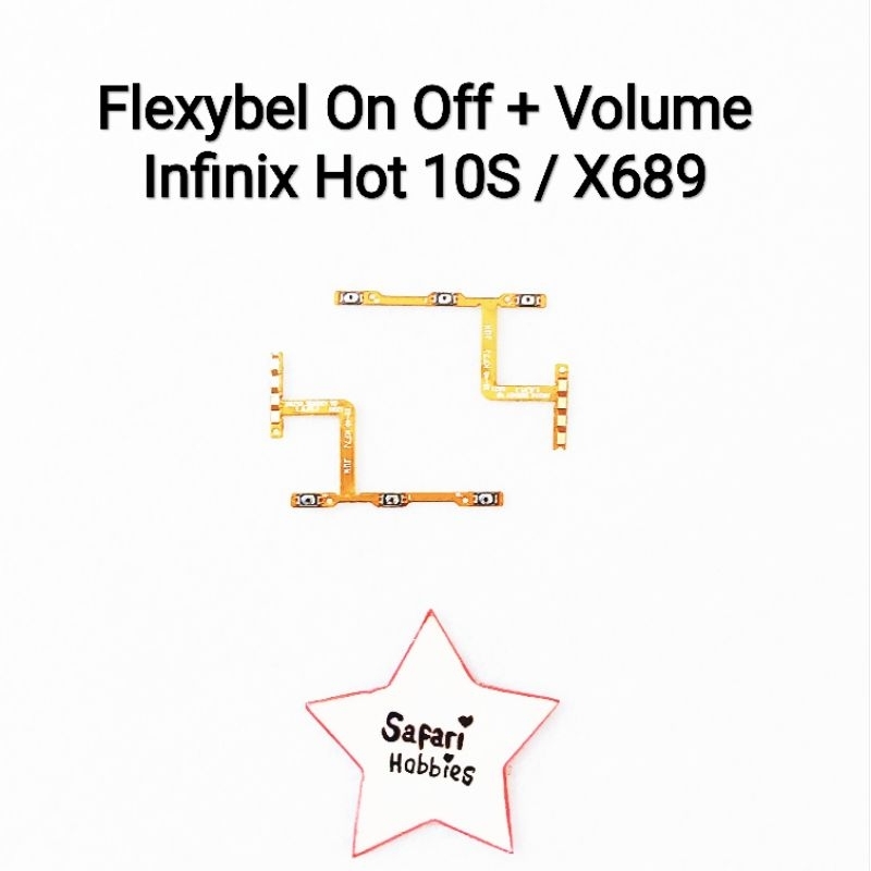 Fleksibel On/Off Volume Infinix Hot 10S / X689