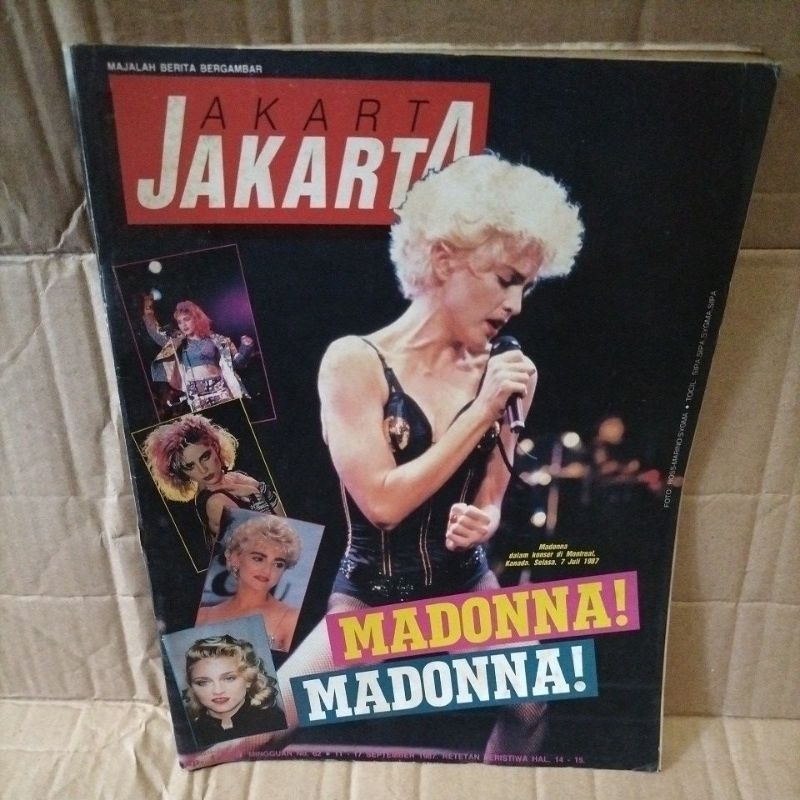 majalah Jakarta Jakarta cover mandonna