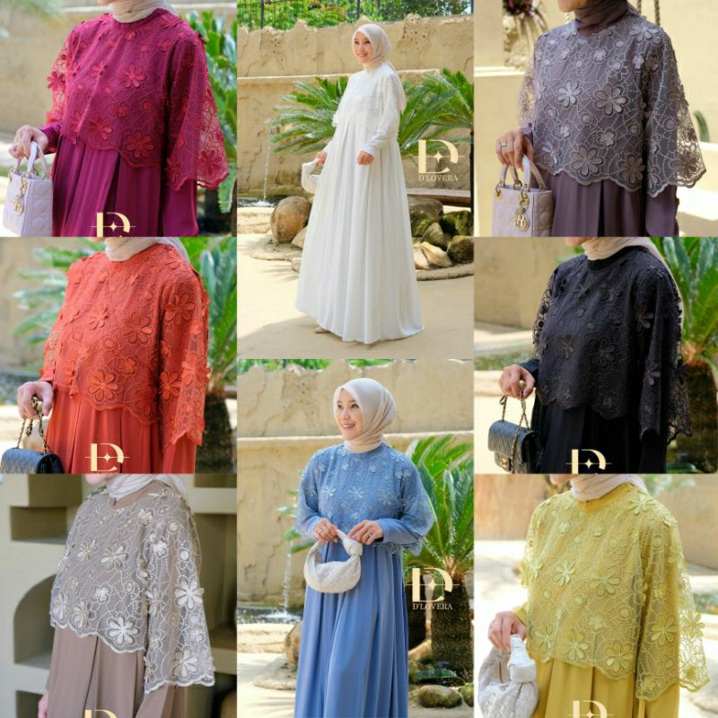 Gamis DHILOVERA D'LOVERA Alesha Dress ORIGINAL