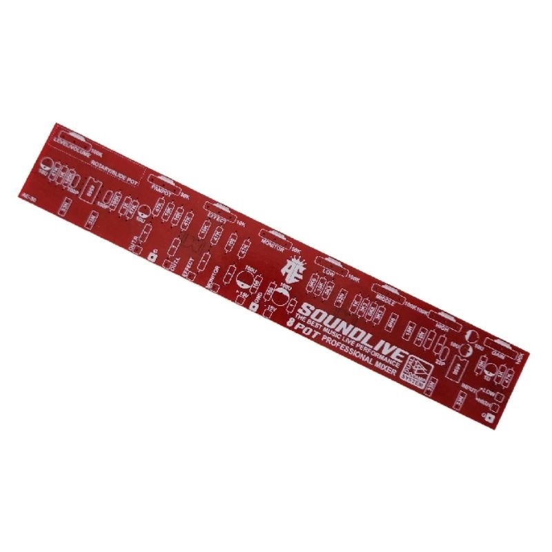 PCB Penguat Mic Mixer 8 Potensio Yamaha AE-50