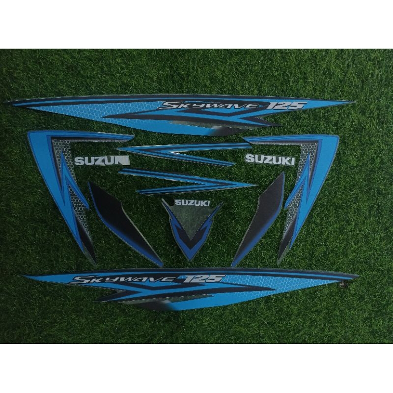striping sticker transparan skywave 125 ll striping transparan skywave elegan