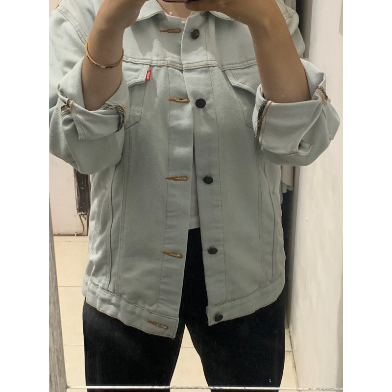 Preloved Jaket Jeans oversize by killa jeans