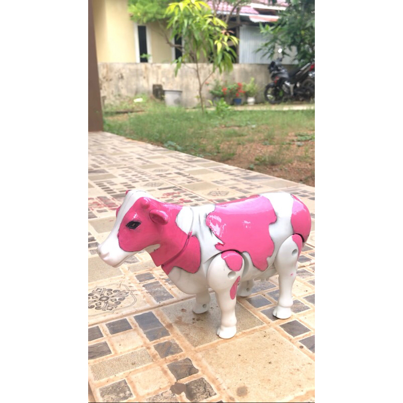 sapi warna warni lucu || sapi mainan anak lucu