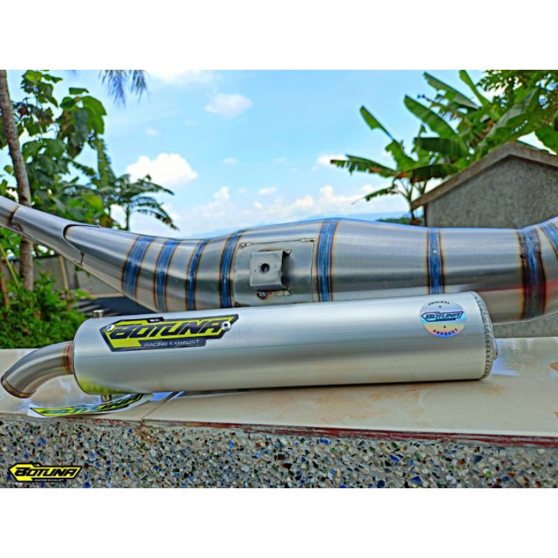 KNALPOT NINJA R RR SS ORIGINAL BOTUNA RACING EXHAUST TYPE C