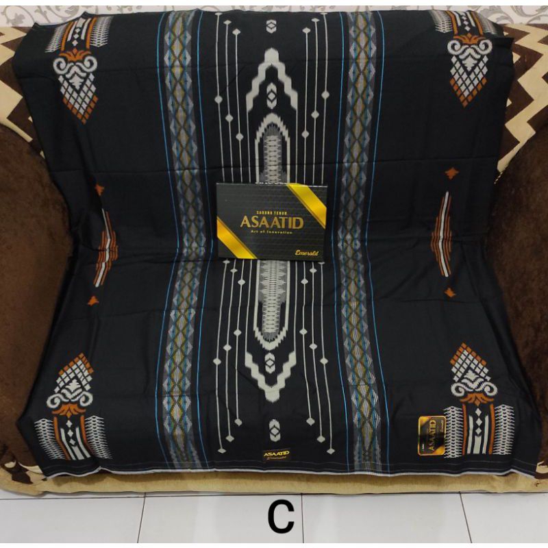 Sarung Assatid Emerald Motif Songket Mix Print