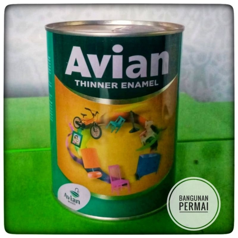 AVIAN THINER ENAMEL 1L/PENGENCER CAT MINYAK KAYU DAN BESI