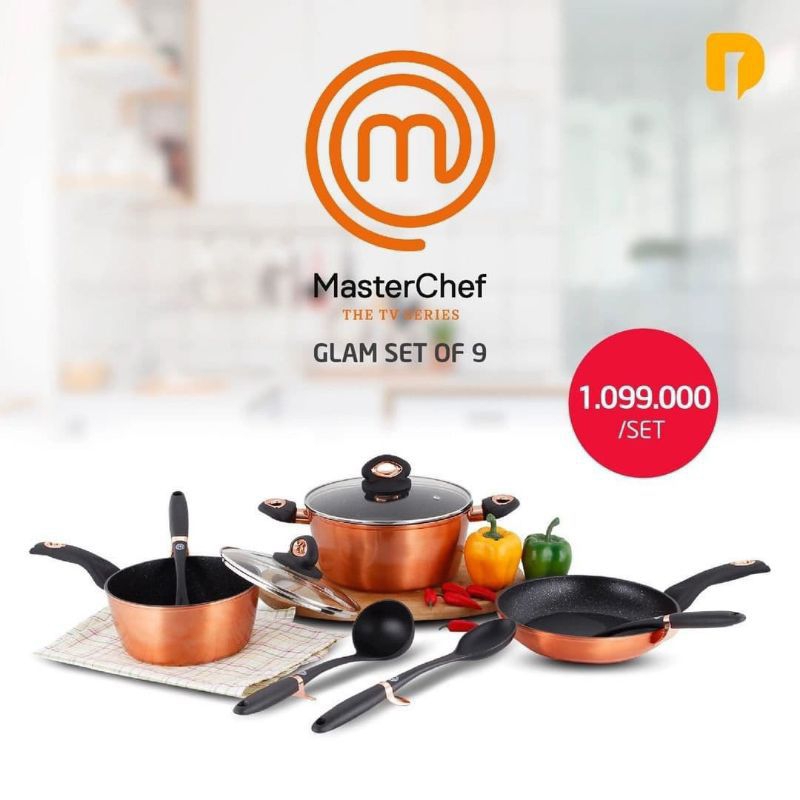Cookware Master Chef glamor set of 9