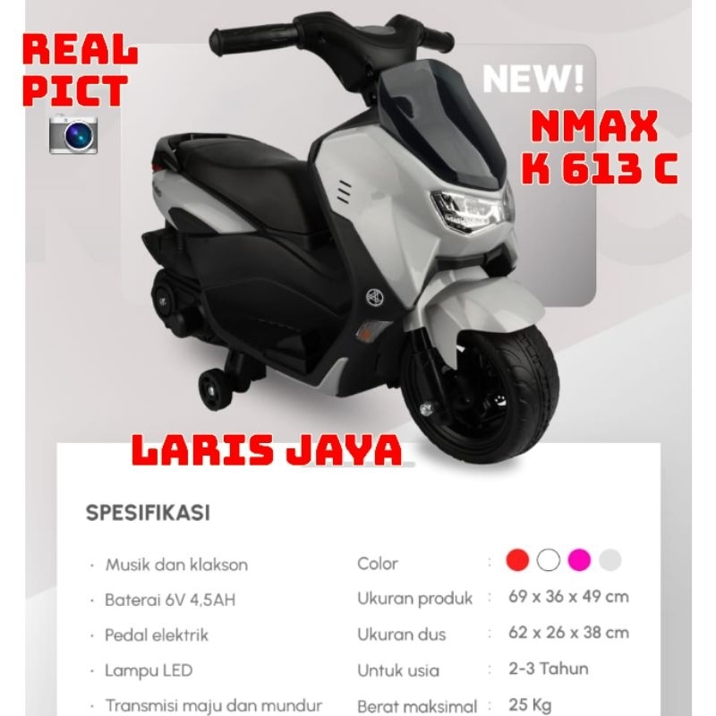 Stok Baru Motoran aki anak nmax pmb k 613 c motor aki anak pmb k613c motor aki nmax new