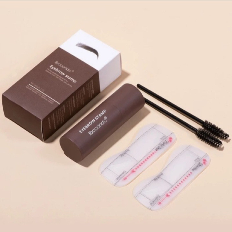 ibcccndc Eyebrow Powder Cetakan Alis Instan Eyebrow Stamp Alis Stempel Alis Waterproof dengan 10 Model Cetakan Alis / maycreateindonesia / maycreate
