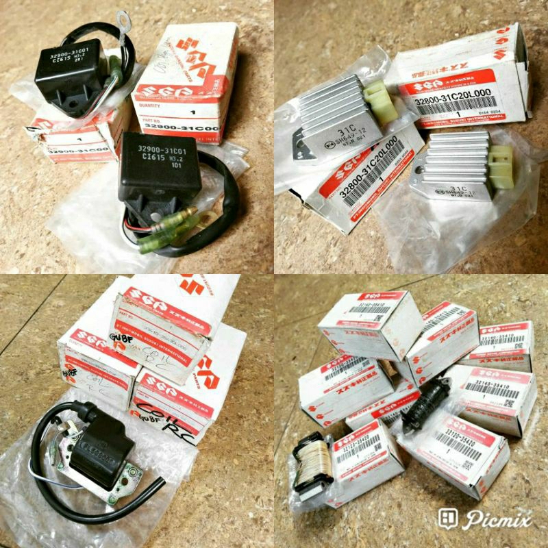 Spul Spull API Lampu CDI Koil Coil Kiprok Regulator RC 80 100 110 Tornado Bravo Crystal Sprinter TS 