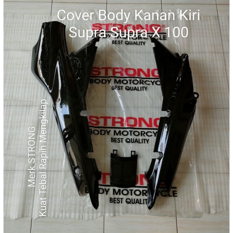 Cover Body Kanan Kiri Supra Supra X 100 Merk STRONG