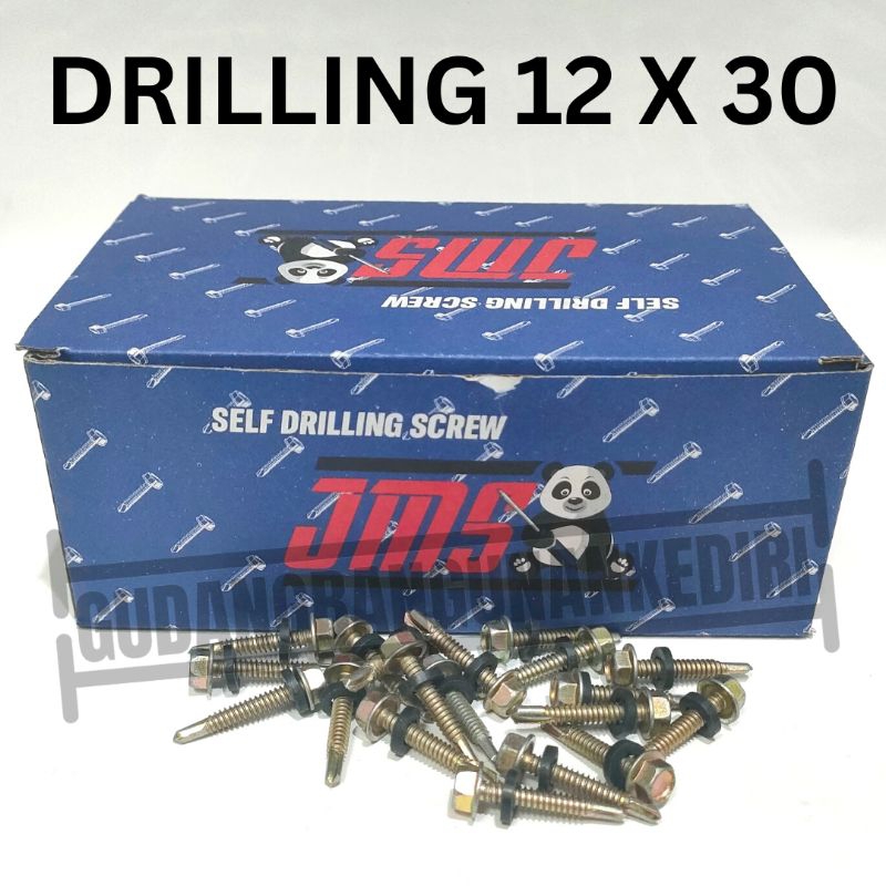 drilling 12 x 30 per pack 450pcs self drilling screw baut roofing kuning 12 x 30 drilling 12x30 panda